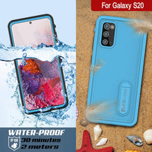 Load image into Gallery viewer, Galaxy S20 Waterproof Case, Punkcase [KickStud Series] Armor Cover [Light Blue] (Color in image: Pink)
