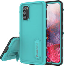 Load image into Gallery viewer, Galaxy S20 Waterproof Case, Punkcase [KickStud Series] Armor Cover [Teal] (Color in image: Teal)

