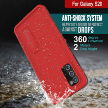Load image into Gallery viewer, Galaxy S20 Waterproof Case, Punkcase [KickStud Series] Armor Cover [Red] (Color in image: Pink)

