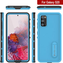 Load image into Gallery viewer, Galaxy S20 Waterproof Case, Punkcase [KickStud Series] Armor Cover [Light Blue] (Color in image: Purple)
