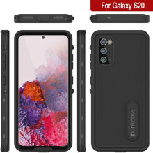 Load image into Gallery viewer, Galaxy S20 Waterproof Case, Punkcase [KickStud Series] Armor Cover [Black] (Color in image: Purple)

