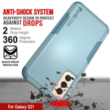 Cargar imagen en el visor de la galería, Punkcase for Galaxy S21 5G Belt Clip Multilayer Holster Case [Patron Series] [Mint] (Color in image: Black)

