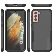 Cargar imagen en el visor de la galería, Punkcase for Galaxy S21 5G Belt Clip Multilayer Holster Case [Patron Series] [Black] (Color in image: Mint-Pink)
