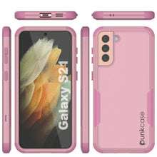 Cargar imagen en el visor de la galería, Punkcase for Galaxy S21 5G Belt Clip Multilayer Holster Case [Patron Series] [Pink] (Color in image: Black)
