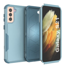 Cargar imagen en el visor de la galería, Punkcase for Galaxy S21 5G Belt Clip Multilayer Holster Case [Patron Series] [Mint] 
