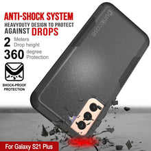 Cargar imagen en el visor de la galería, Punkcase for Galaxy S21+ Plus 5G Belt Clip Multilayer Holster Case [Patron Series] [Black] (Color in image: Navy)
