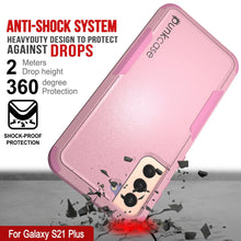 Cargar imagen en el visor de la galería, Punkcase for Galaxy S21+ Plus 5G Belt Clip Multilayer Holster Case [Patron Series] [Pink] (Color in image: Navy)
