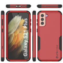Cargar imagen en el visor de la galería, Punkcase for Galaxy S21+ Plus 5G Belt Clip Multilayer Holster Case [Patron Series] [Red-Black] (Color in image: Mint)
