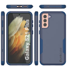 Cargar imagen en el visor de la galería, Punkcase for Galaxy S21+ Plus 5G Belt Clip Multilayer Holster Case [Patron Series] [Navy] (Color in image: Mint-Pink)
