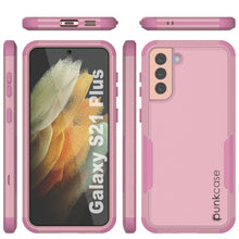 Cargar imagen en el visor de la galería, Punkcase for Galaxy S21+ Plus 5G Belt Clip Multilayer Holster Case [Patron Series] [Pink] (Color in image: Black)
