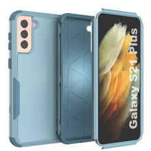 Cargar imagen en el visor de la galería, Punkcase for Galaxy S21+ Plus 5G Belt Clip Multilayer Holster Case [Patron Series] [Mint] 
