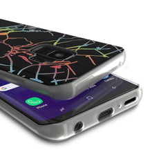 Cargar imagen en el visor de la galería, Punkcase Galaxy S9 Marble Case, Protective Full Body Cover W/PunkShield Screen Protector (Black Mirage) (Color in image: Blanco Marmo)
