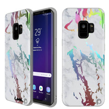 Cargar imagen en el visor de la galería, Punkcase Galaxy S9 Marble Case, Protective Full Body Cover W/PunkShield Screen Protector (Blanco Marmo) (Color in image: Blanco Marmo)

