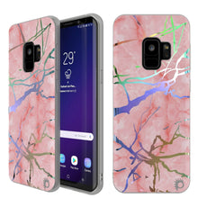 Cargar imagen en el visor de la galería, Punkcase Galaxy S9 Marble Case, Protective Full Body Cover W/PunkShield Screen Protector (Rose Mirage) (Color in image: Rose Mirage)
