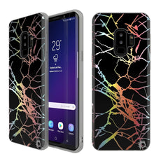 Cargar imagen en el visor de la galería, Punkcase Galaxy S9+ Marble Case, Protective Full Body Cover W/PunkShield Screen Protector (Black Mirage) (Color in image: Black Mirage)

