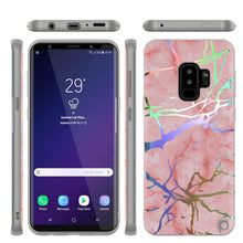 Cargar imagen en el visor de la galería, Punkcase Galaxy S9+ Marble Case, Protective Full Body Cover W/PunkShield Screen Protector (Rose Mirage) 
