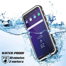 Cargar imagen en el visor de la galería, Galaxy S9 Plus Waterproof Case, Punkcase [KickStud Series] Armor Cover [WHITE] (Color in image: Teal)
