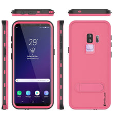 Cargar imagen en el visor de la galería, Galaxy S9 Plus Waterproof Case, Punkcase [KickStud Series] Armor Cover [PINK] (Color in image: Pink)
