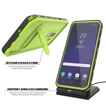 Load image into Gallery viewer, Galaxy S9 Plus Waterproof Case, Punkcase [KickStud Series] Armor Cover [LIGHT GREEN] (Color in image: Teal)
