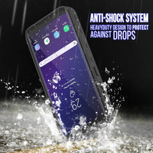 Load image into Gallery viewer, Galaxy S9 Plus Waterproof Case, Punkcase [KickStud Series] Armor Cover [BLACK] (Color in image: Red)
