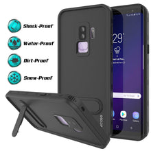 Load image into Gallery viewer, Galaxy S9 Plus Waterproof Case, Punkcase [KickStud Series] Armor Cover [BLACK] (Color in image: Light Green)
