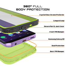 Load image into Gallery viewer, Galaxy S9 Plus Waterproof Case, Punkcase [KickStud Series] Armor Cover [LIGHT GREEN] (Color in image: White)
