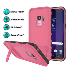 Cargar imagen en el visor de la galería, Galaxy S9 Waterproof Case, Punkcase [KickStud Series] Armor Cover [PINK] (Color in image: White)
