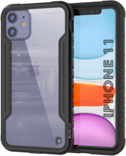 Cargar imagen en el visor de la galería, Punkcase iPhone 12 ravenger Case Protective Military Grade Multilayer Cover [Black] (Color in image: Black)
