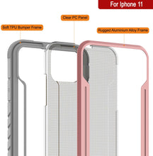 Cargar imagen en el visor de la galería, Punkcase iPhone 11 ravenger Case Protective Military Grade Multilayer Cover [Rose-Gold] (Color in image: Rainbow)
