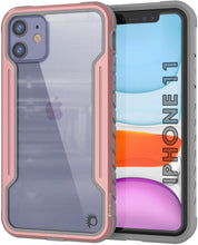 Cargar imagen en el visor de la galería, Punkcase iPhone 11 ravenger Case Protective Military Grade Multilayer Cover [Rose-Gold] (Color in image: Rose-Gold)
