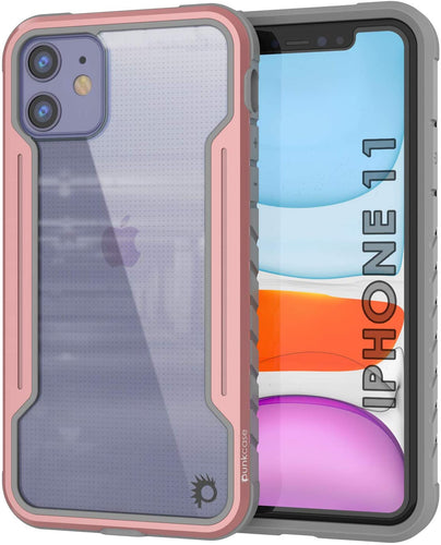 Punkcase iPhone 11 ravenger Case Protective Military Grade Multilayer Cover [Rose-Gold] (Color in image: Rose-Gold)