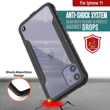 Cargar imagen en el visor de la galería, Punkcase iPhone 11 ravenger Case Protective Military Grade Multilayer Cover [Black] (Color in image: Rose-Gold)
