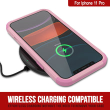 Cargar imagen en el visor de la galería, Punkcase for iPhone 11 Pro Belt Clip Multilayer Holster Case [Patron Series] [Pink] 
