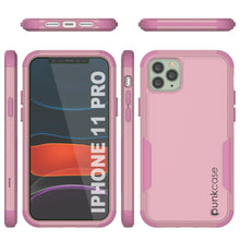 Cargar imagen en el visor de la galería, Punkcase for iPhone 11 Pro Belt Clip Multilayer Holster Case [Patron Series] [Pink] (Color in image: Black)
