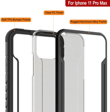Cargar imagen en el visor de la galería, Punkcase iPhone 11 Pro Max ravenger Case Protective Military Grade Multilayer Cover [Black] (Color in image: Rainbow)
