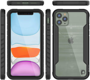 Punkcase iPhone 11 Pro Max ravenger Case Protective Military Grade Multilayer Cover [Black] 