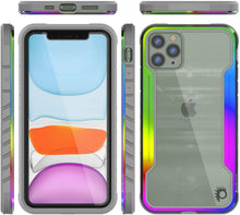 Cargar imagen en el visor de la galería, Punkcase iPhone 11 Pro Max ravenger Case Protective Military Grade Multilayer Cover [Rainbow] 

