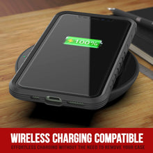 Cargar imagen en el visor de la galería, Punkcase iPhone 11 Pro Max ravenger Case Protective Military Grade Multilayer Cover [Red] (Color in image: Grey-Black)
