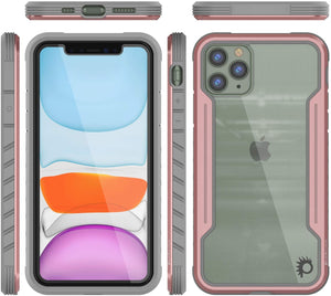Punkcase iPhone 11 Pro Max ravenger Case Protective Military Grade Multilayer Cover [Rose-Gold] 