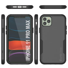 Cargar imagen en el visor de la galería, Punkcase for iPhone 11 Pro Max Belt Clip Multilayer Holster Case [Patron Series] [Black] (Color in image: Mint-Pink)
