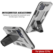 Cargar imagen en el visor de la galería, Punkcase iPhone 12 Pro Case [ArmorShield Series] Military Style Protective Dual Layer Case Silver (Color in image: Rose Gold)
