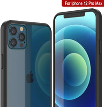 Cargar imagen en el visor de la galería, iPhone 12 Pro Max Case Punkcase® LUCID 2.0 Black Series w/ PUNK SHIELD Screen Protector | Ultra Fit (Color in image: crystal pink)
