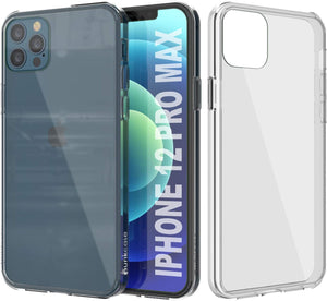 iPhone 12 Pro Max Case Punkcase® LUCID 2.0 Clear Series Series w/ PUNK SHIELD Screen Protector | Ultra Fit (Color in image: clear)