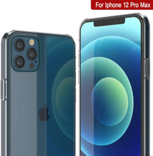 Cargar imagen en el visor de la galería, iPhone 12 Pro Max Case Punkcase® LUCID 2.0 Clear Series Series w/ PUNK SHIELD Screen Protector | Ultra Fit (Color in image: crystal pink)
