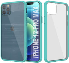 Cargar imagen en el visor de la galería, iPhone 12 Pro Max Case Punkcase® LUCID 2.0 Teal Series w/ PUNK SHIELD Screen Protector | Ultra Fit (Color in image: teal)
