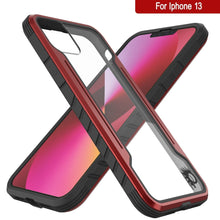Cargar imagen en el visor de la galería, Punkcase iPhone 13 ravenger Case Protective Military Grade Multilayer Cover [Red] (Color in image: Grey)
