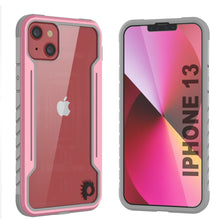 Cargar imagen en el visor de la galería, Punkcase iPhone 13 ravenger Case Protective Military Grade Multilayer Cover [Rose-Gold] (Color in image: Rose-Gold)
