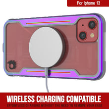 Cargar imagen en el visor de la galería, Punkcase iPhone 13 ravenger Case Protective Military Grade Multilayer Cover [Rainbow] (Color in image: Navy Blue)
