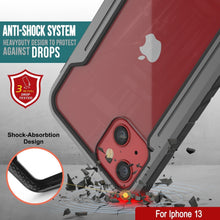 Cargar imagen en el visor de la galería, Punkcase iPhone 13 ravenger Case Protective Military Grade Multilayer Cover [Grey-Black] (Color in image: Rose-Gold)
