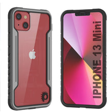 Load image into Gallery viewer, Punkcase iPhone 13 Mini ravenger Case Protective Military Grade Multilayer Cover [Grey-Black] (Color in image: Grey-Black)
